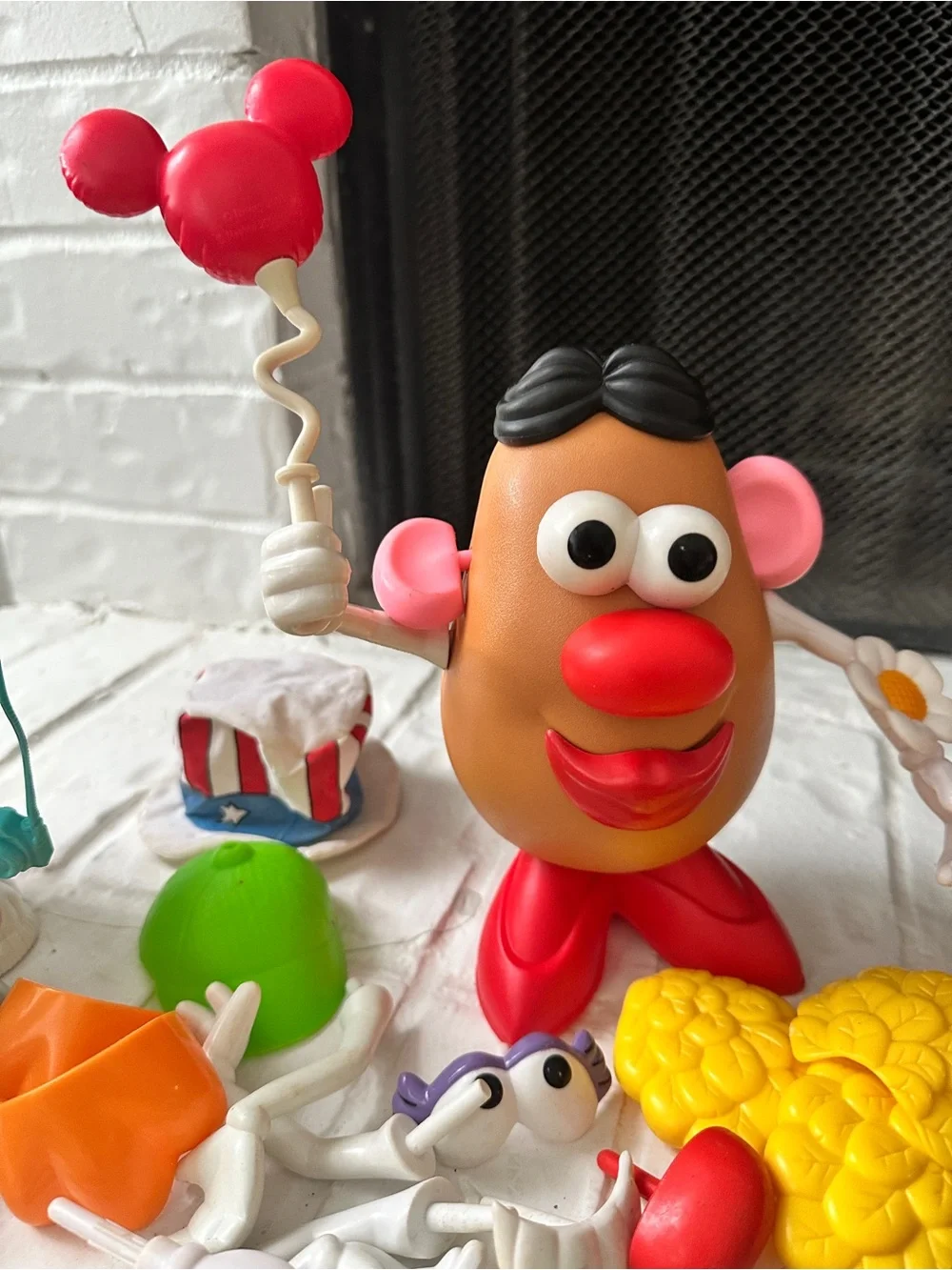 Mr. Mrs. Baby Potato Head Accessories Disney Lot 7 Large 4 Small Mickey Mouse